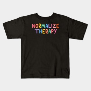 Normalize Therapy Kids T-Shirt